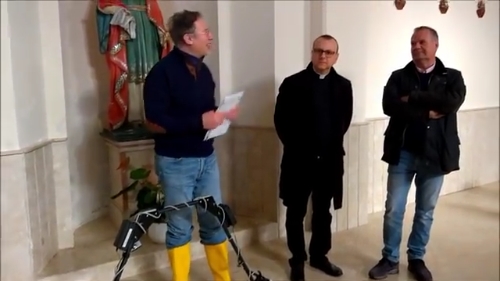 Indagine georadar in una chiesa di Gioia Tauro