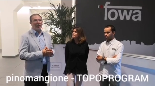 Corso di topografia da drone presso FOWA University tenuto da pinomangione
